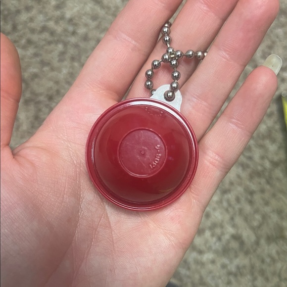 Mini Tupperware Red Keychain - Picture 6 of 7